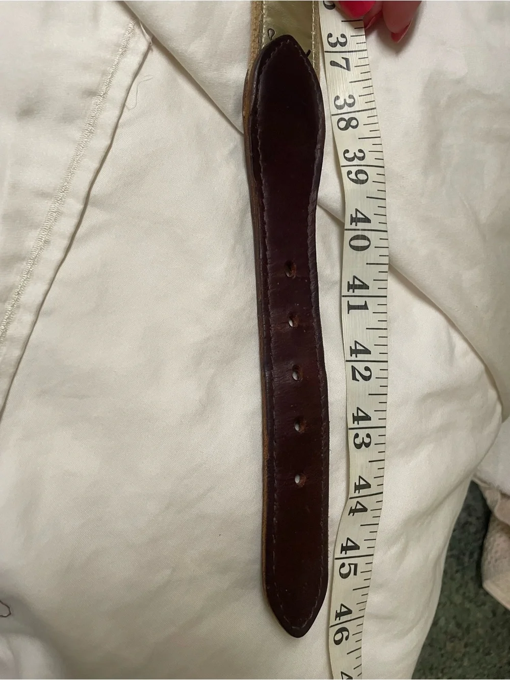 Jardine University of Georgia Embroidered Beige Golf Belt - Men's